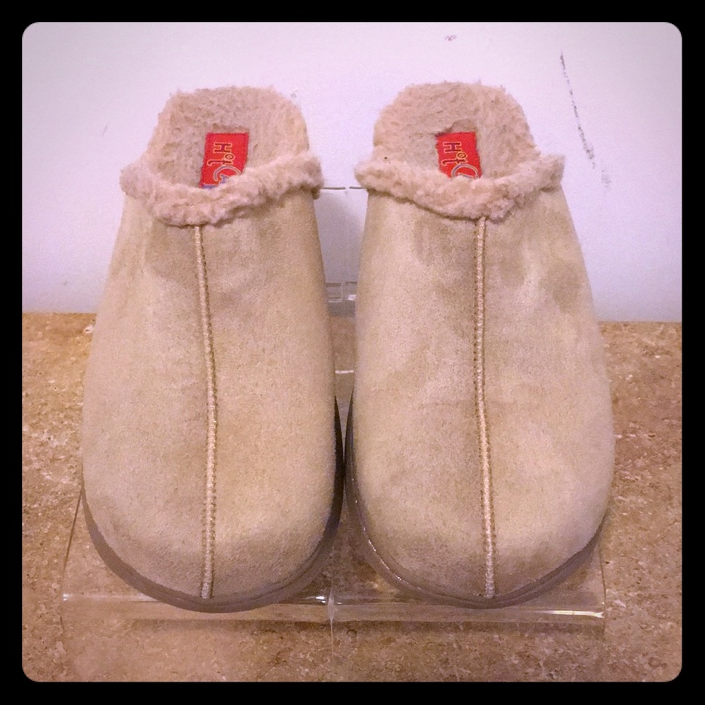 Hot cakes faux fur lined slippers 7